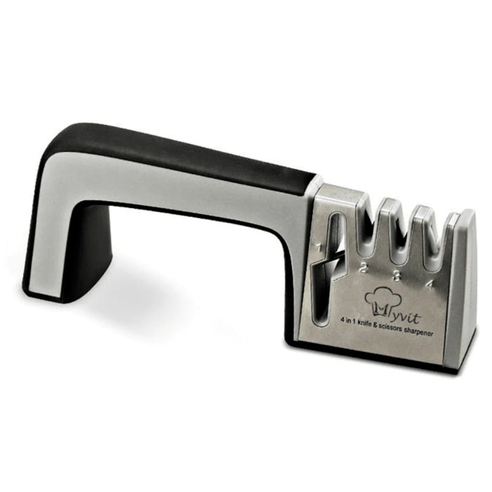 Amolador Profissional 4 em 1 para Tesouras e Facas