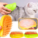 Escova 3 em 1 a Vapor Remoção de Pelos Cães e Gatos