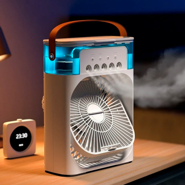 Mini Climatizador de Ar com Reservatório de Água e Gelo