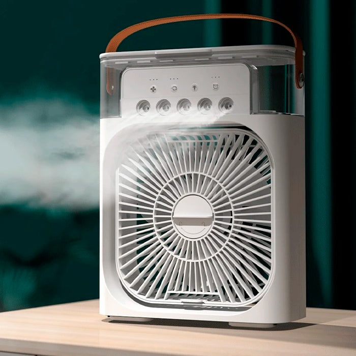 Mini Climatizador de Ar com Reservatório de Água e Gelo