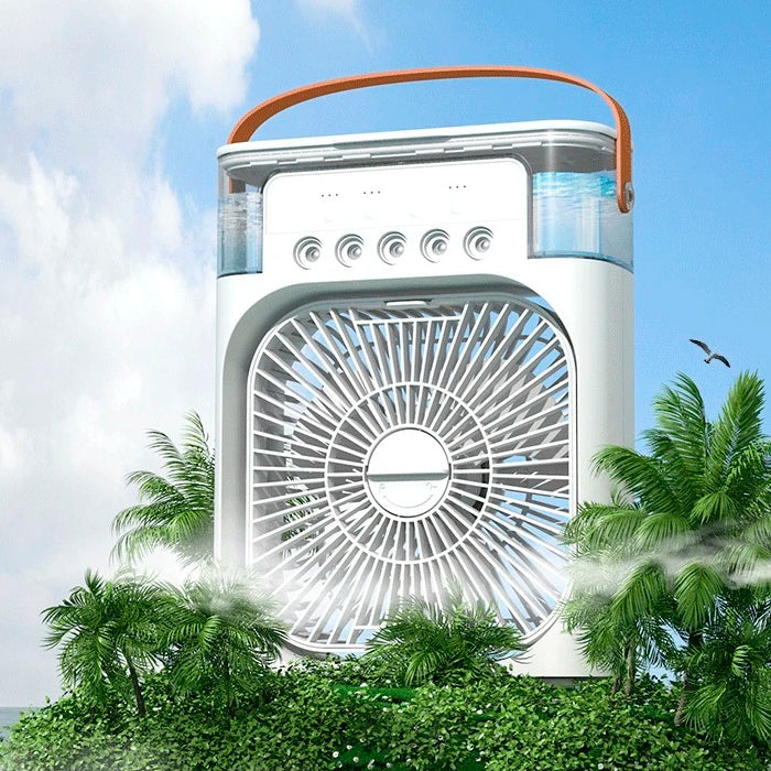 Mini Climatizador de Ar com Reservatório de Água e Gelo