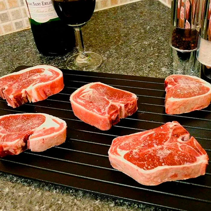 Tábua Mágica para Descongelar Alimentos e Carnes