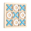 Tabuleiro de Madeira Mini Jogo da Velha Montessori